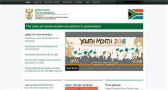 Desktop Screenshot of gcis.gov.za